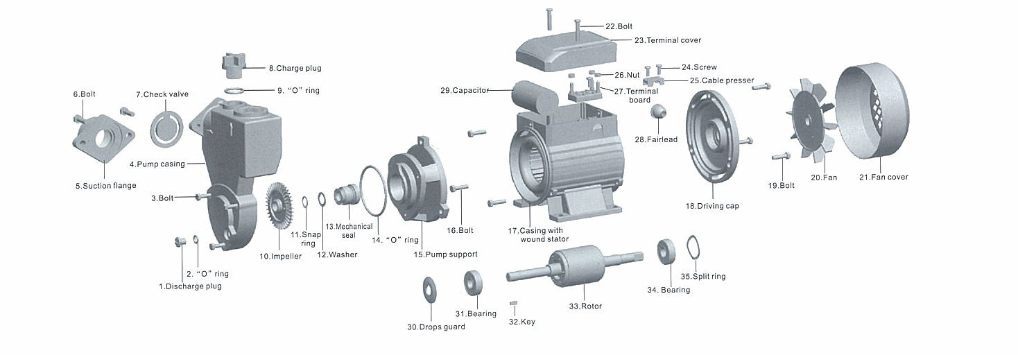 elestar water pump