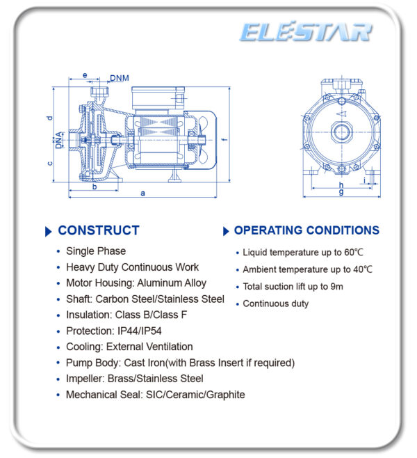 DTM Centrifugal Electric Water Pump - Image 3