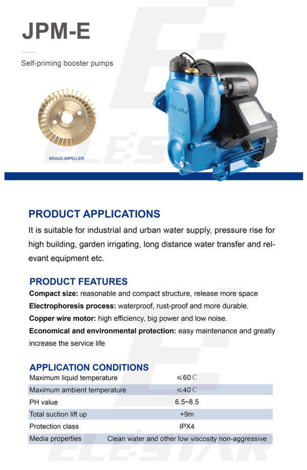 household booster high pressure pump - Image 2