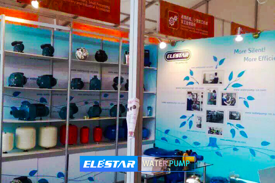 Elestar water pump exhibition booth