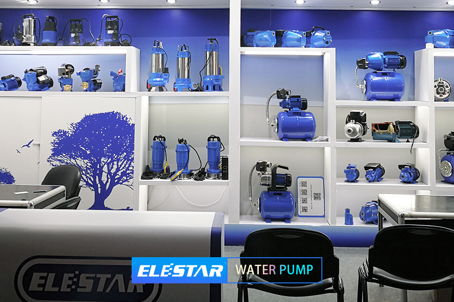 Elestar water pump exhibition booth